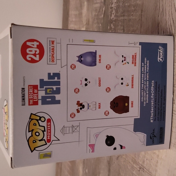 Funko Pop Vinyl Secret Life of Pets #294 Gidget - Picture 3 of 7
